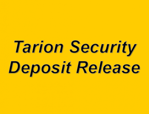 Coordinate Release of Tarion Security Deposits